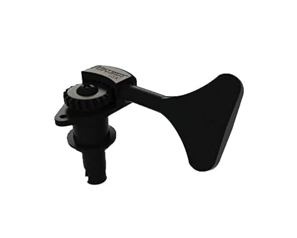 Hipshot Ultralight Bass Guitar Tuner Set - 4 Black Tuners